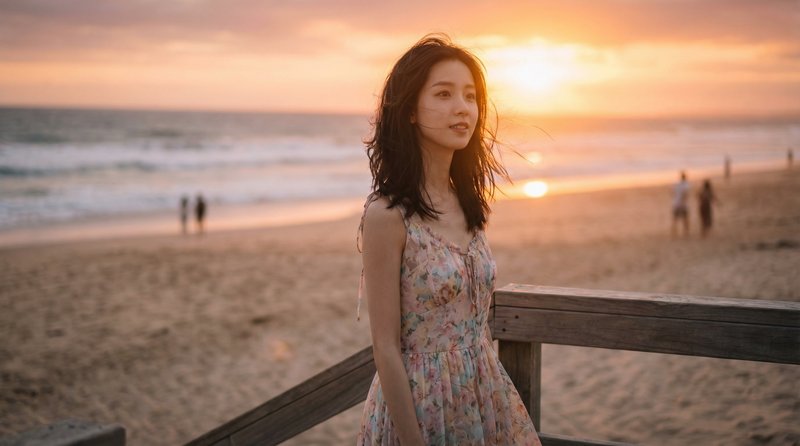 糖心vlog旅行视频：海边日落浪漫旅拍